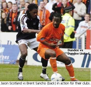Brent Sancho vs Jason Scotland in a Dundee classic